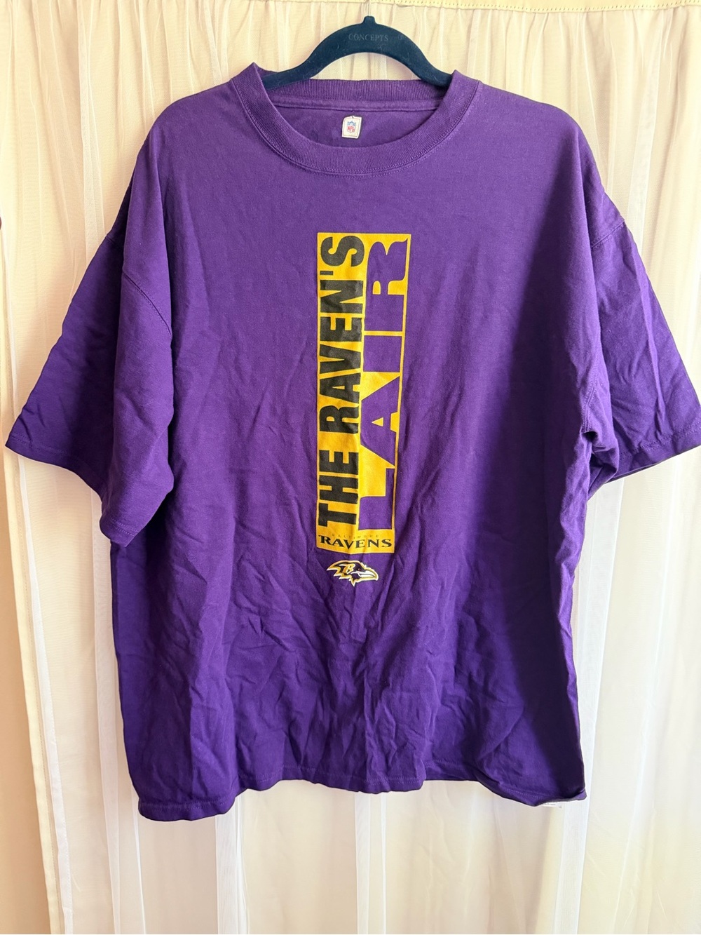 NFL Purple Baltimore Ravens 'The Raven's Lair' Graphic Tee XL